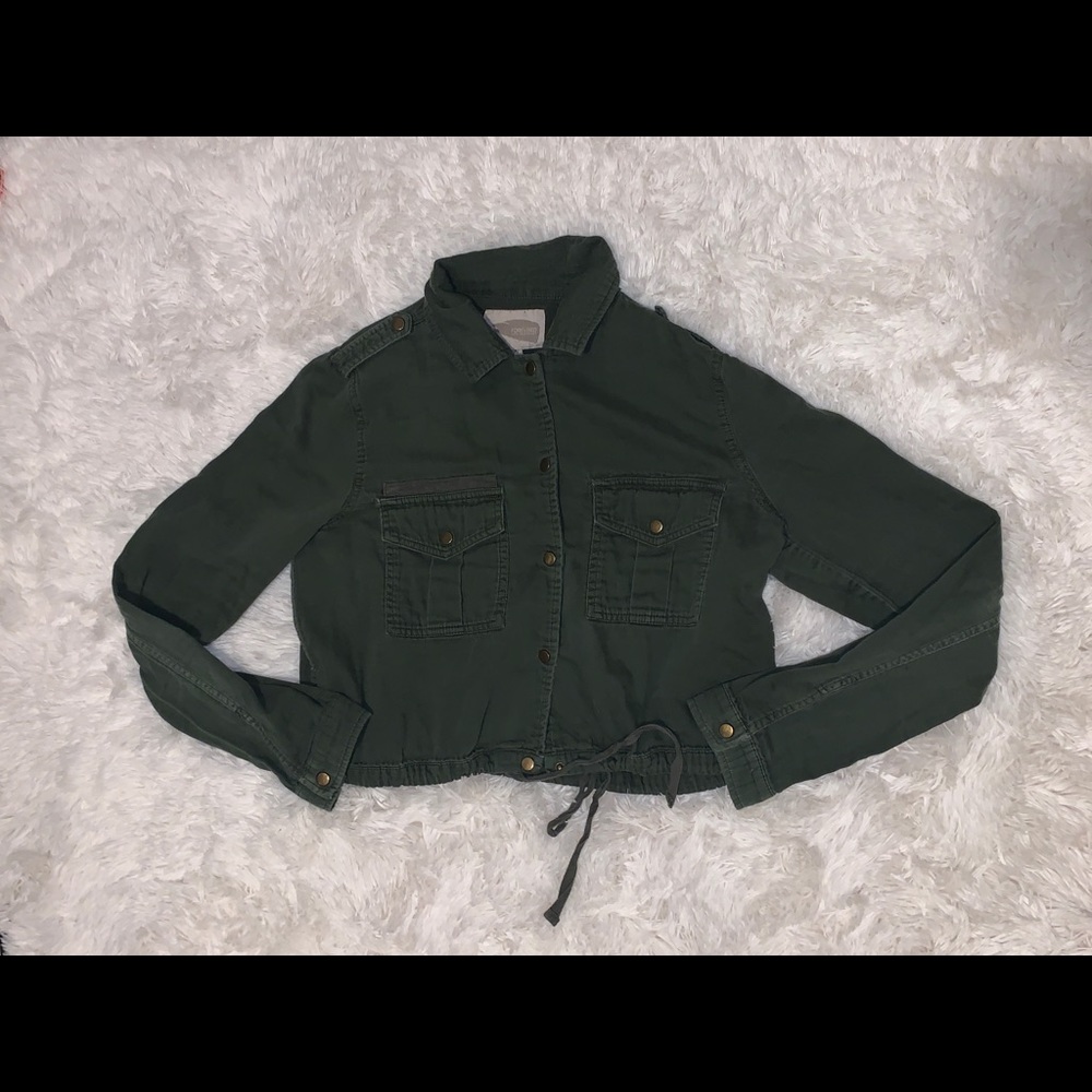 Olive Crop Top